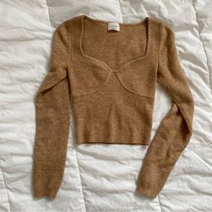 Wilfred Greer Sweater in Rich Chestnut